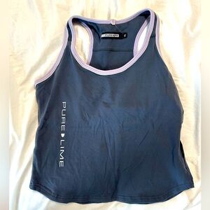 Never worn Pure Lime active top
